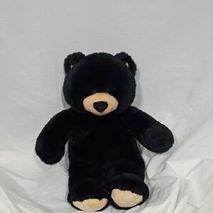 EUC Build-A-Bear Workshop Black And Tan Teddy Bear Stuffed Animal